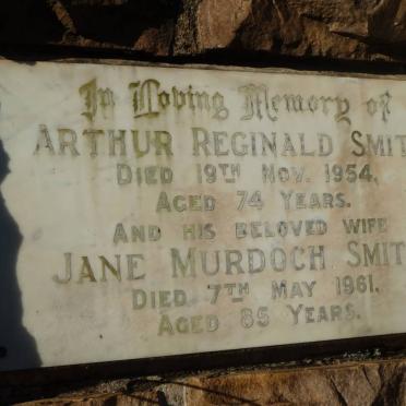 SMITH Arthur Reginald -1954 &amp; Jane Murdoch -1961
