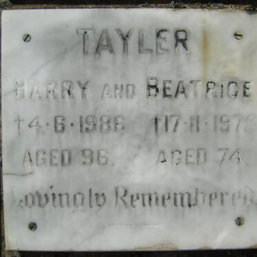 TAYLER Harry -1986 &amp; Beatrice -1975