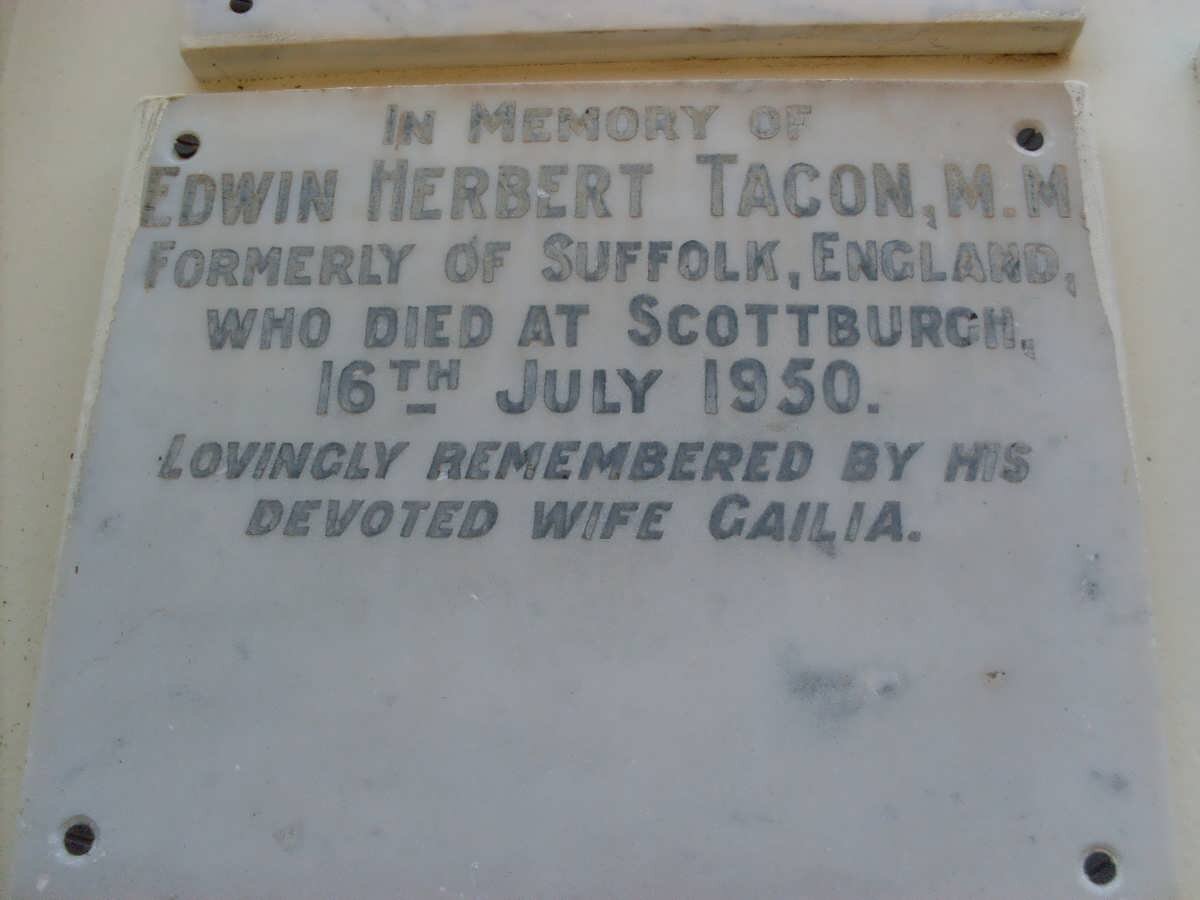 TACON Edwin Herbert -1950