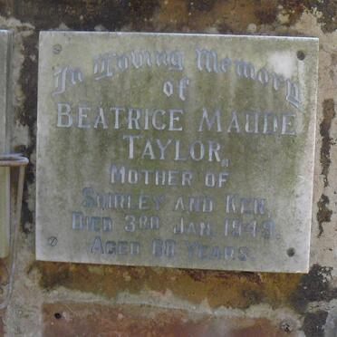 TAYLOR Beatrice Maude -1949