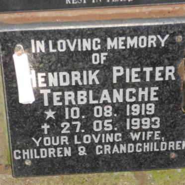 TERBLANCHE Hendrik Pieter 1919-1993