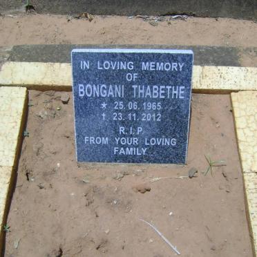 THABETHE Bongani 1965-2012