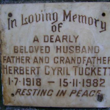 TUCKETT Herbert Cyril 1918-1982