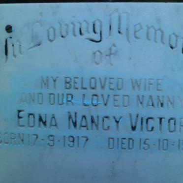 VICTOR Edna Nancy 1917-1986