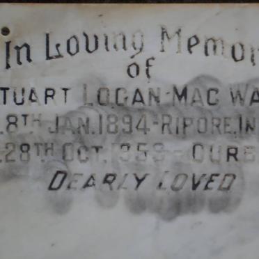 WATT Stuart Logan Mac 1894-1959