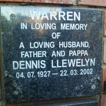WARREN Dennis Llewelyn 1927-2002