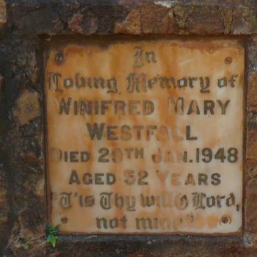 WESTFALL Winifred Mary -1948