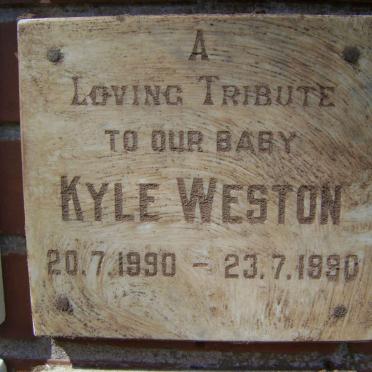 WESTON Kyle 1990-1990