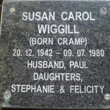 WIGGILL Susan Carol nee CRAMP 1942-1980