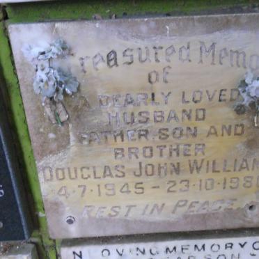 WILLIAMS Douglas John 1945-1980