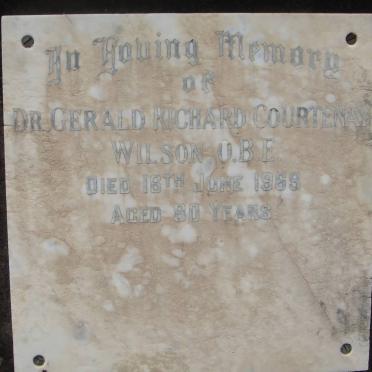 WILSON Gerald Richard Courtenay -1969