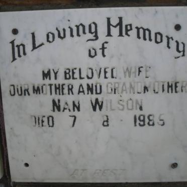 WILSON Nan -1985