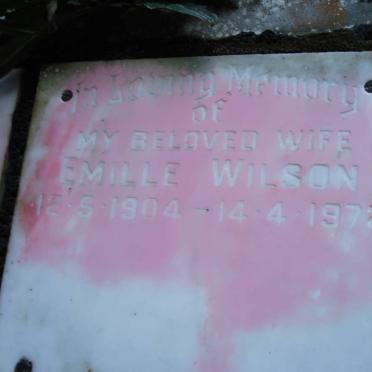 WILSON Emille 1904-1978
