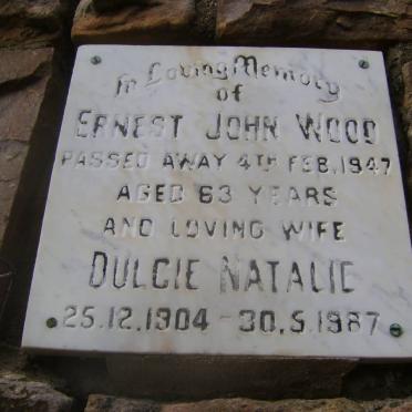 WOOD Ernest John -1947 &amp; Dulcie Natalie 1904-1987