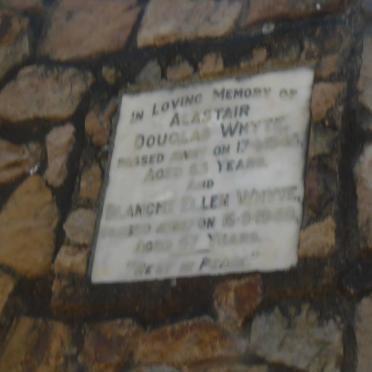 WHYTE Alastair Douglas -1946 &amp; Blanche Ellen -1949