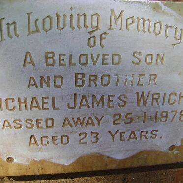WRIGHT Michael James -1978