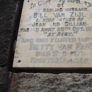 ZIJL Bill, van -1968 &amp; Betty -1979