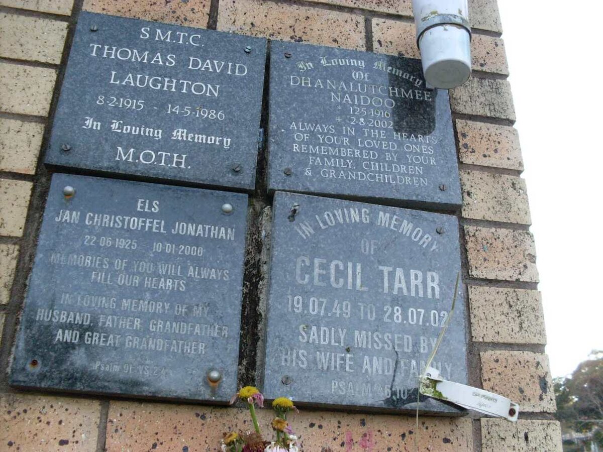 ELS :: LAUGHTON :: NAIDOO :: TARR