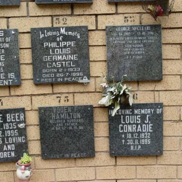 CASTEL :: CONRADIE :: HAMILTON :: McCLEARY