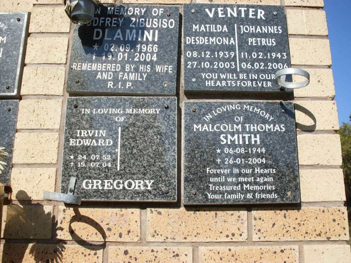 DLAMINI :: GREGORY :: SMITH :: VENTER