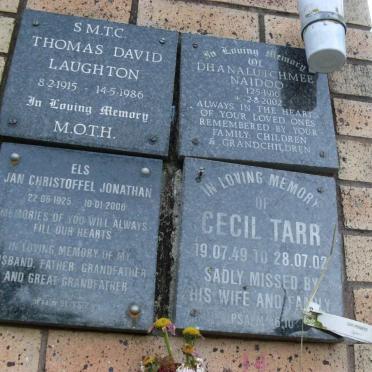 ELS :: LAUGHTON :: NAIDOO :: TARR