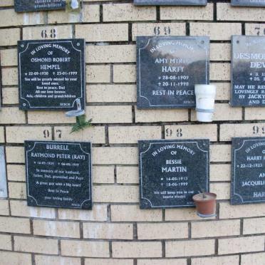 BURRELL :: DEWAR :: HARRIS :: HARTY :: HEMPEL :: MARTIN