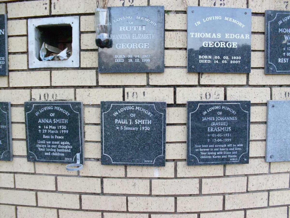 ERASMUS :: GEORGE :: SMITH