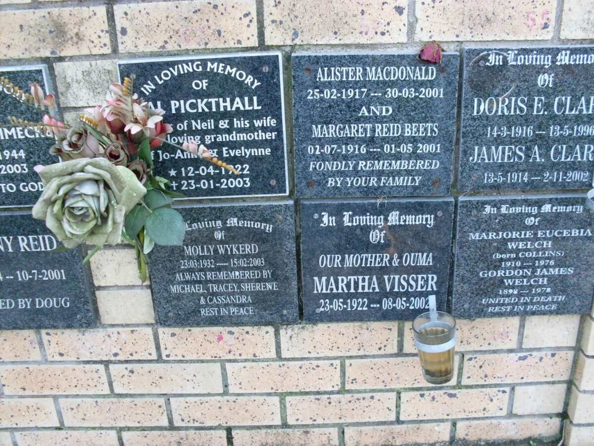 PICKTHALL  :: VISSER :: WELCH :: WYKERD :: COLLINS