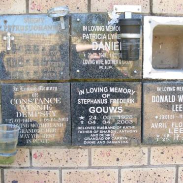 DEMPSEY :: DANIEL? :: GOUWS :: LEE :: WINDT