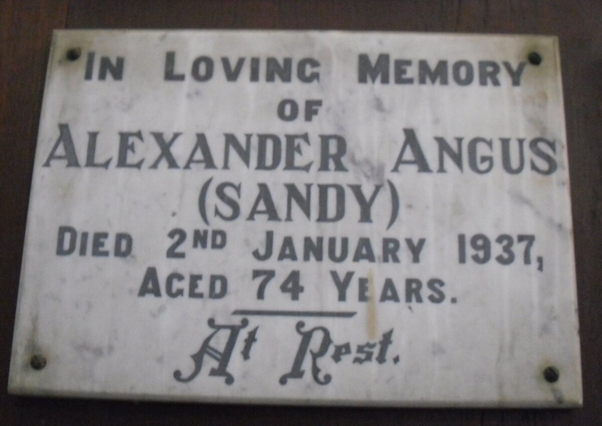 ANGUS Alexander -1937