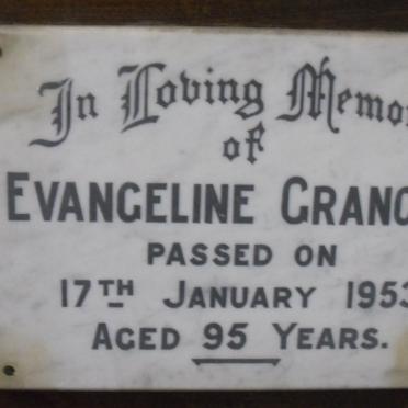 GRANGER Evangeline -1953
