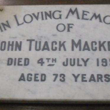 MACKENZIE John Tuack -1935