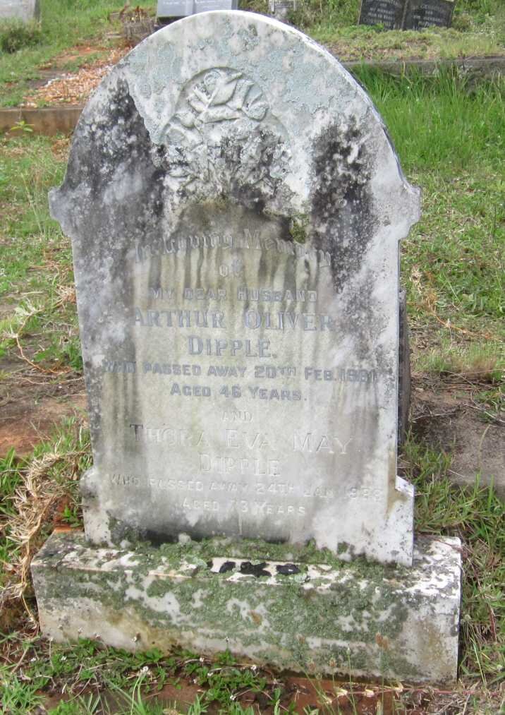 DIPPLE Arthur Oliver -1961 &amp; Thora Eva May -1988