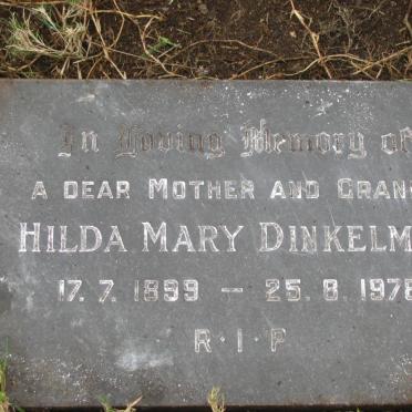 DINKELMAN Hilda Mary 1899-1978