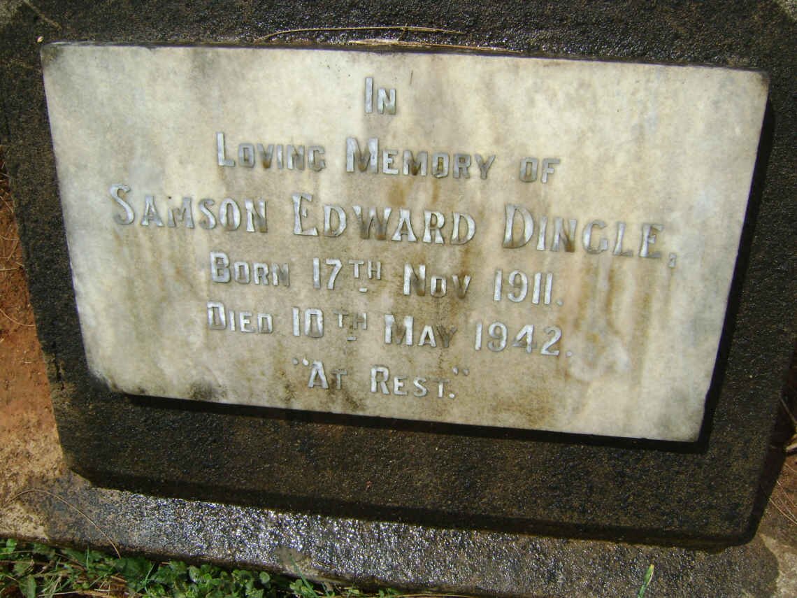 DINGLE Samson Edward 1911-1942
