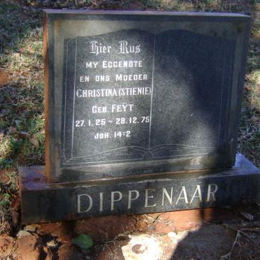 DIPPENAAR Christina nee FEŸT 1925-1975