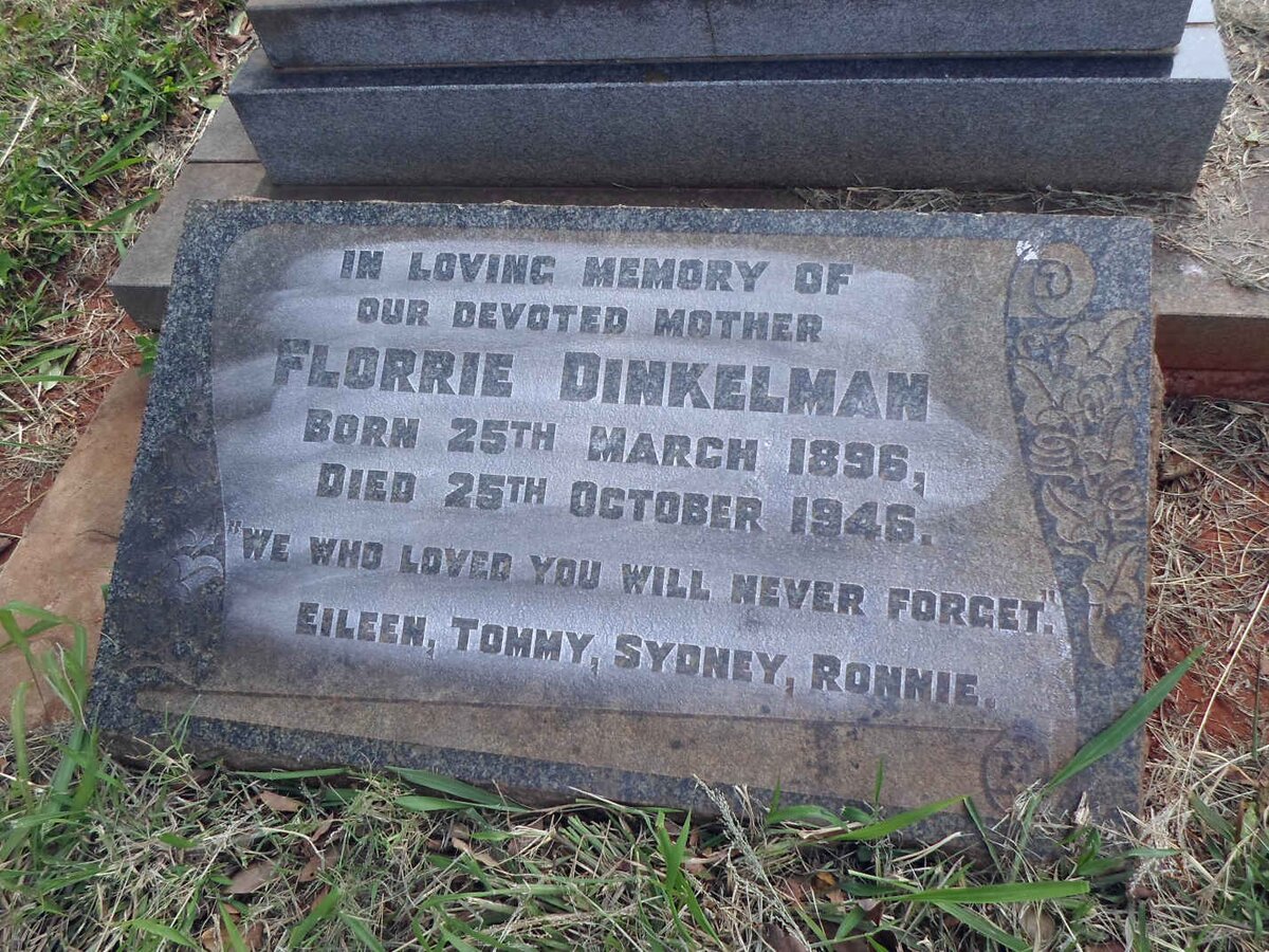 DINKELMAN Florrie 1896-1946