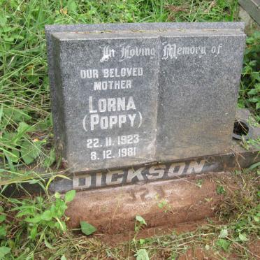 DICKSON Lorna 1923-1981