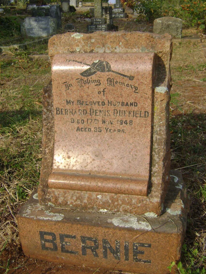 DUFFIELD Bernard Denis -1948