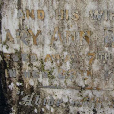 DURIE James -1931 &amp; Mary Ann -1954 