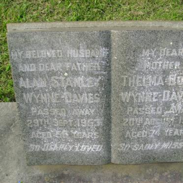 DAVIES Alan Stanley, Wynne -1953 &amp; Thelma Doris -1974