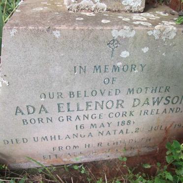 DAWSON Ada Ellenor 1881-1955