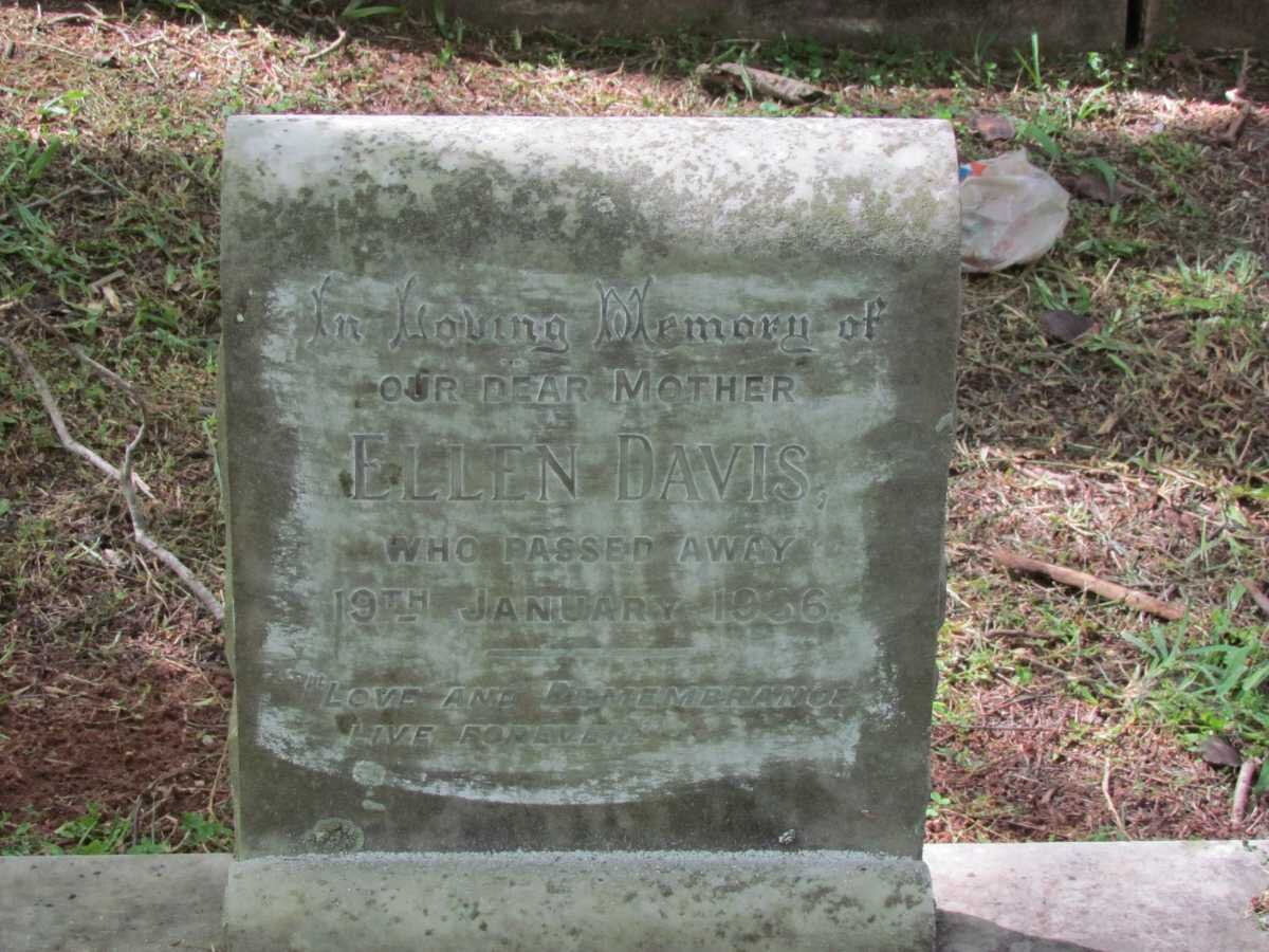 DAVIS Ellen -1936 :: MOOLMAN Susanna S.M. 1925-1935