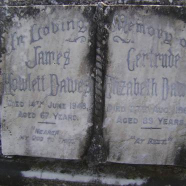 DAWES James Howlett -1948 &amp; Gertrude Elizabeth -196?