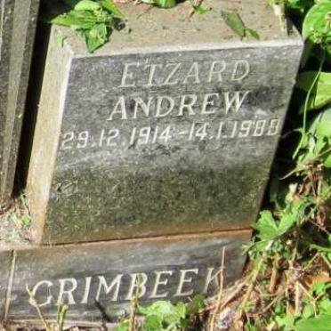 GRIMBEEK Etzard Andrew 1914-1989