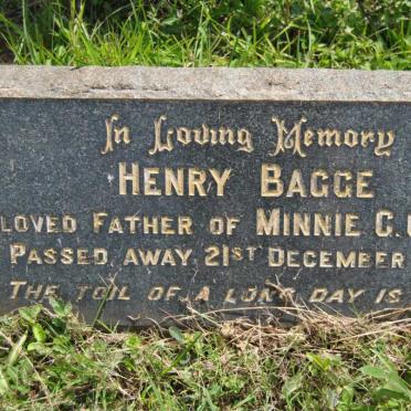BAGGE Henry -1919