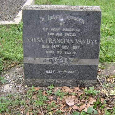 DYK Louisa Francina, van -1965 
