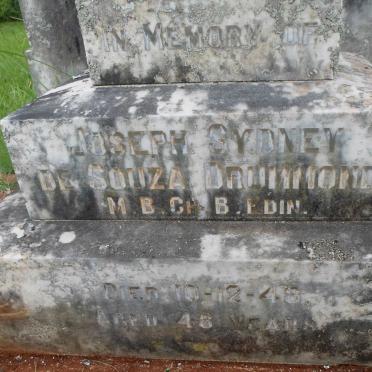 DRUMMOND Joseph Sydney de Souza -1948
