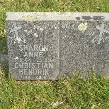 DRYSDALE Christian Hendrik 1942-1985 :: DRYSDALE Sharon Anne 1964-1964