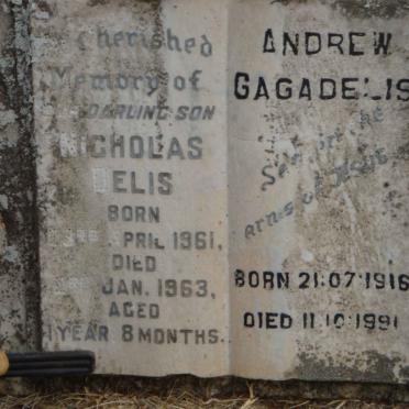 DELIS Nicholas 1961-1963 :: GAGADELIS Andrew 1916-1991